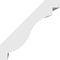 Ekena Millwork 5-in. W x 12-in. D x 12-in. H Copenhagen Architectural Grade PVC Knee Brace BRCP05X12X12CHG - alternate 2